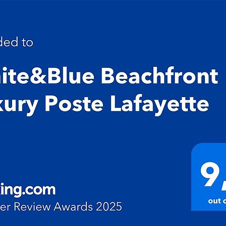 White&Blue Beachfront Luxury Poste Lafayette Екстериор снимка