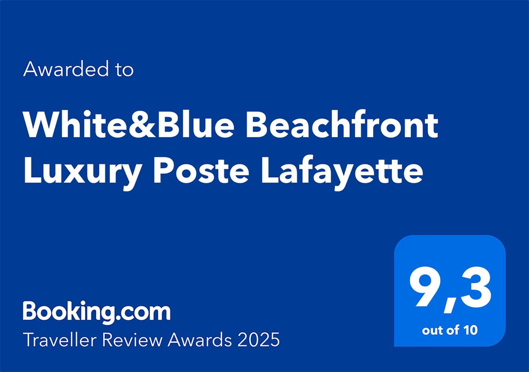 White&Blue Beachfront Luxury Poste Lafayette Екстериор снимка